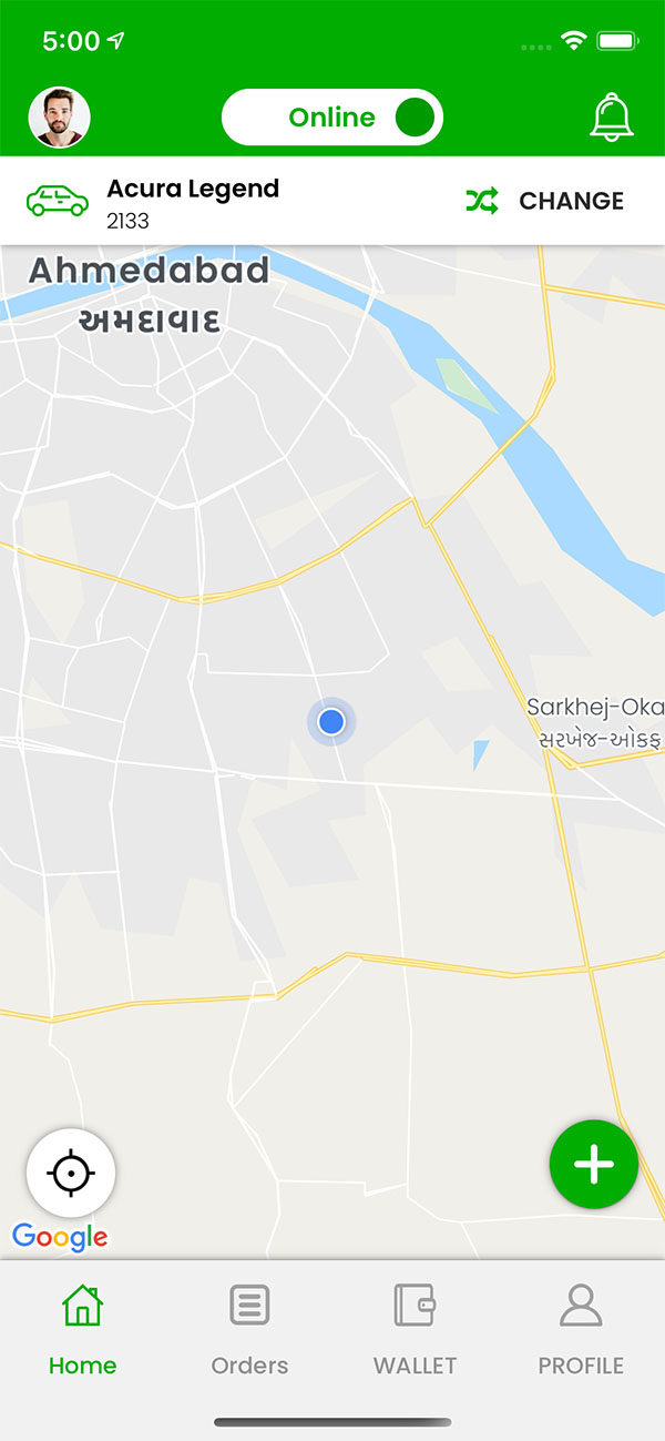 weed delivery driver app