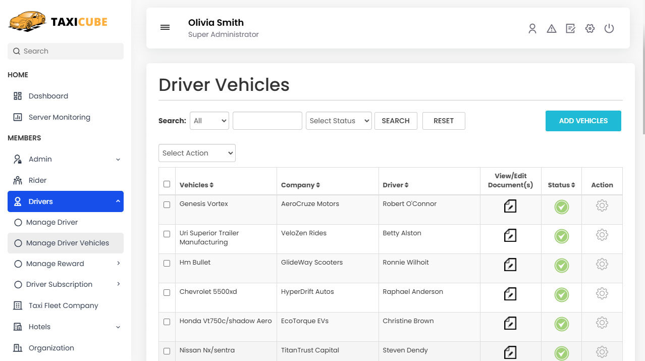 User Panel My Wallet