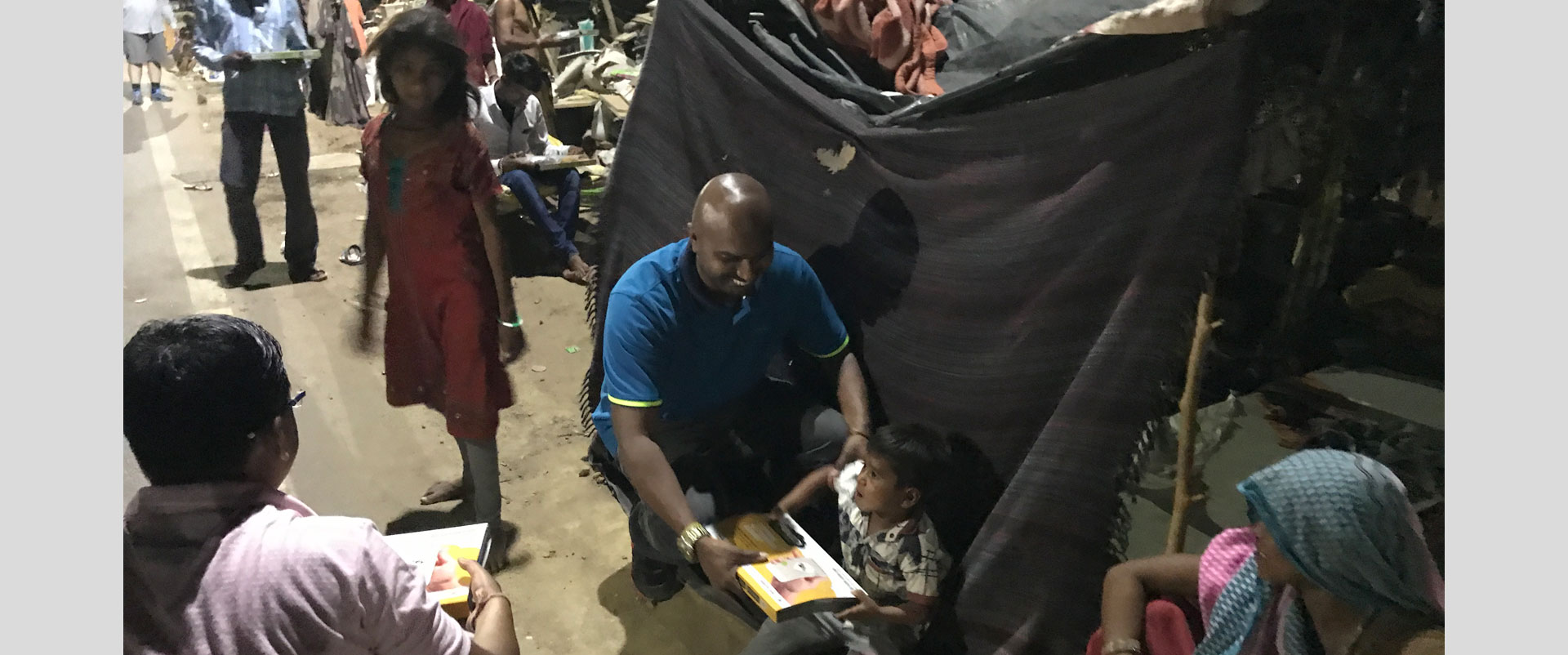 Conducted Massive Food Distribution