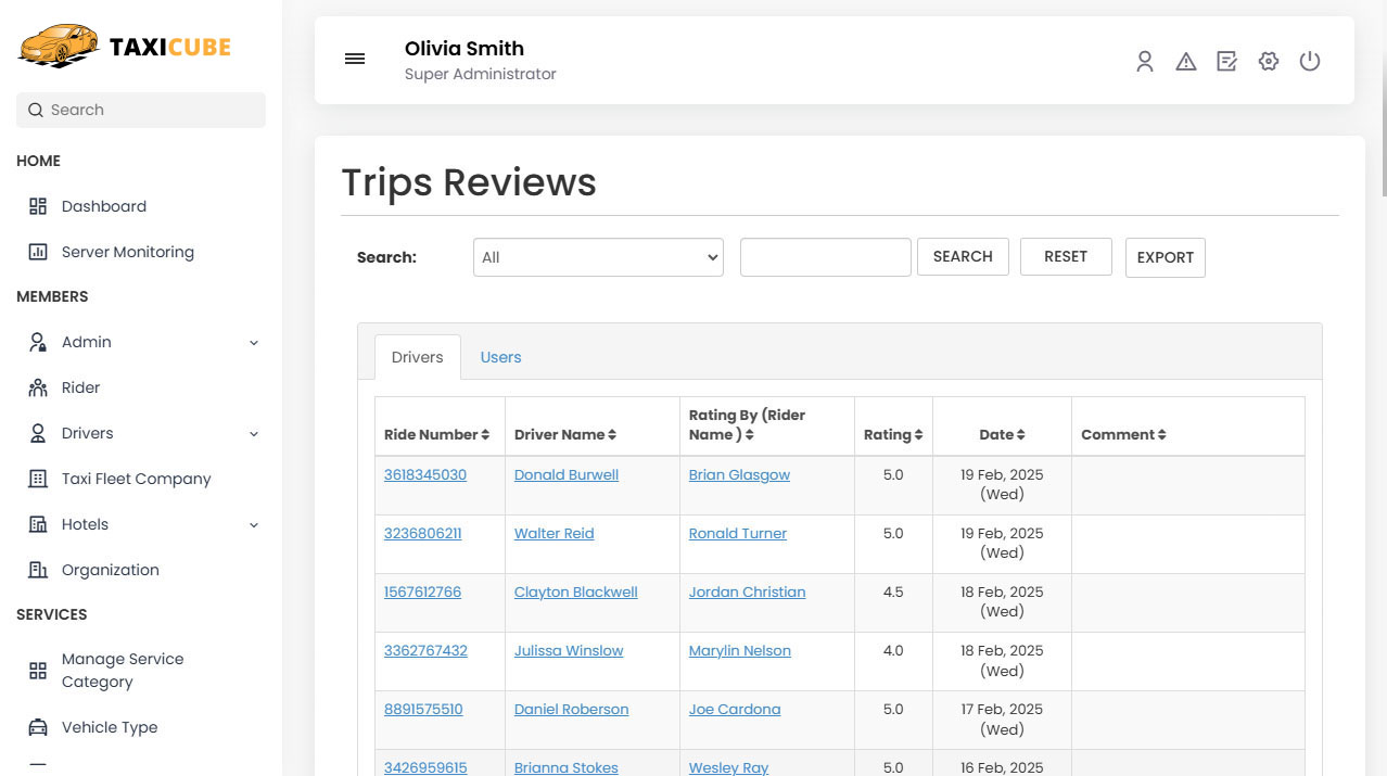 Driver My Wallet withdraw