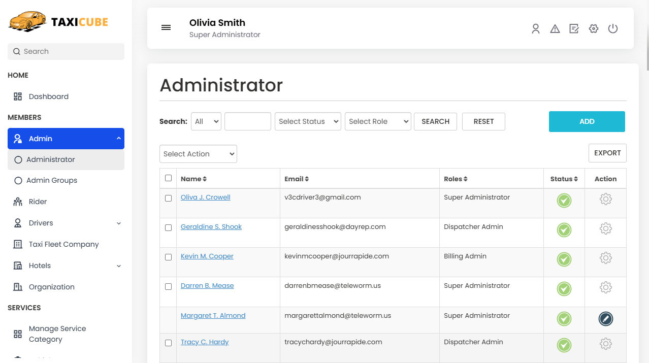 User Panel User Sign in