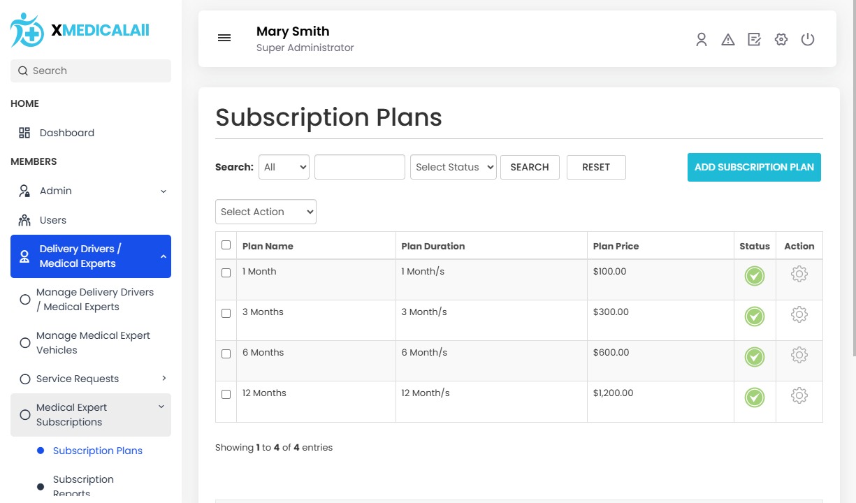 Subscription Plan