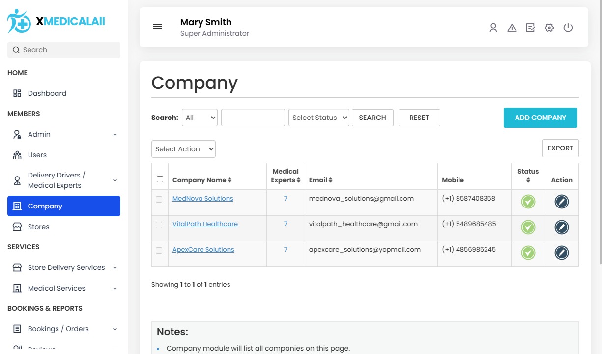 Medical Expert Company