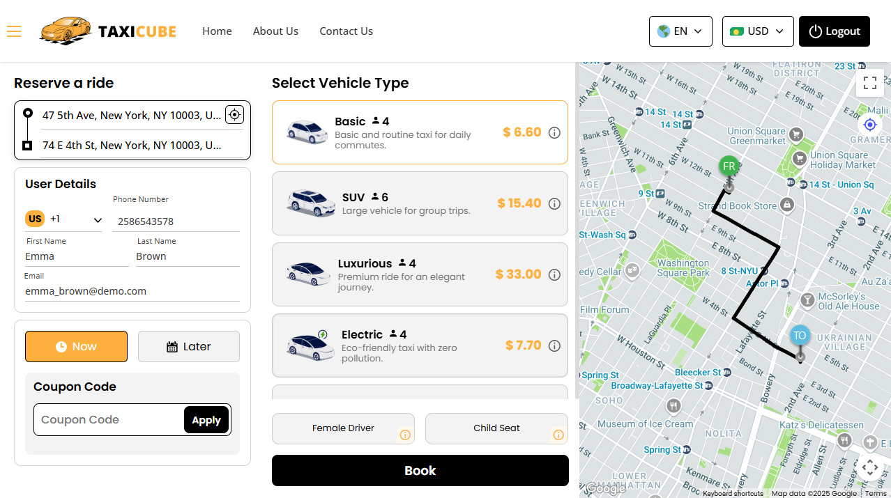 Manual Taxi Dispatch