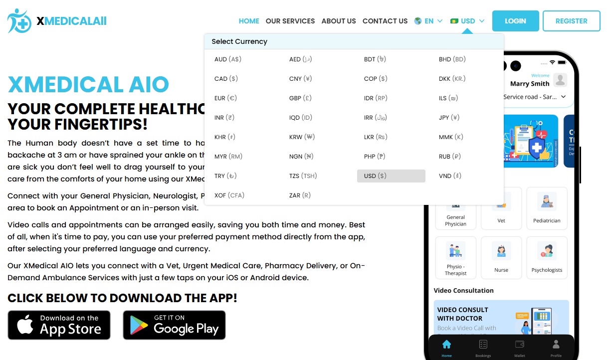 Choose Your Currency