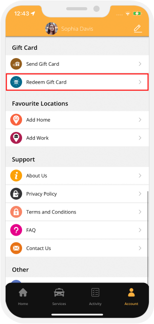 choose service categories