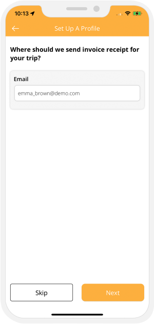 corporate profile setup