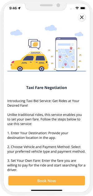 taxi far negotiation