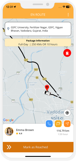driver slide to end trip and rider get notification for Trip completed