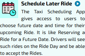 Schedule Later Ride