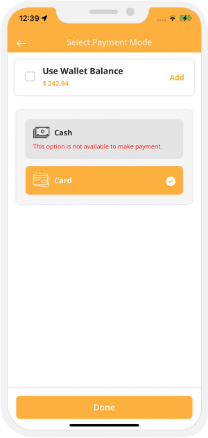 choose service categories