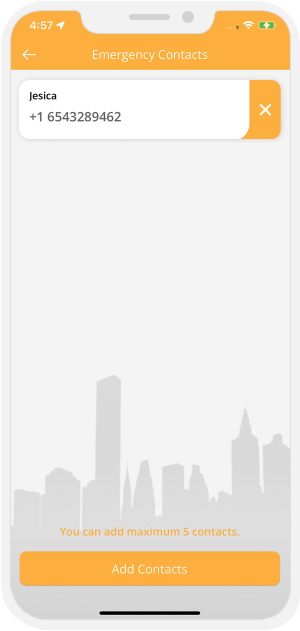 Add emergency contact