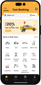 how taxi app works?