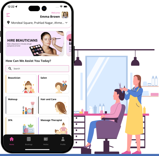 Beautician Booking App