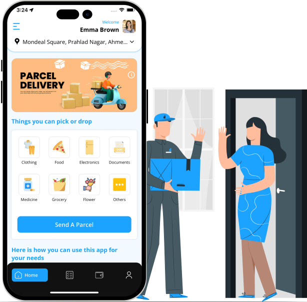 on demand courier delivery app development