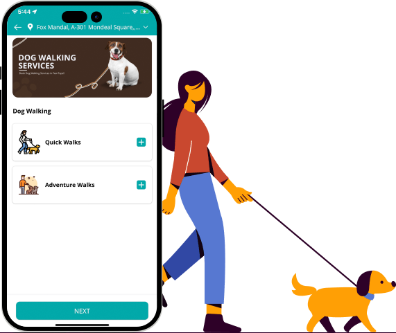Wag Clone - on-demand dog walking app