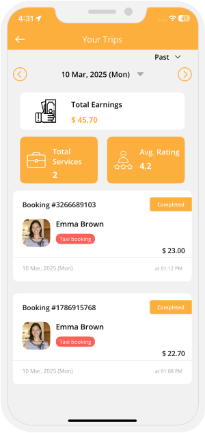 choose service categories