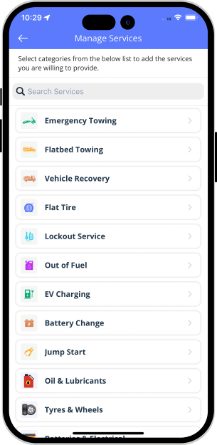 On Demand Tow Truck App