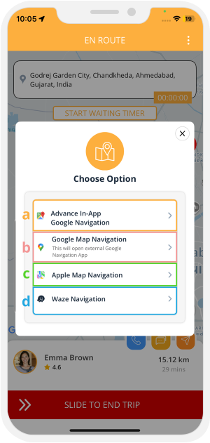 Google In-App Navigation