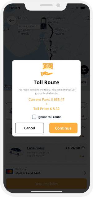 toll calculation