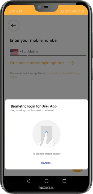 Select booking location