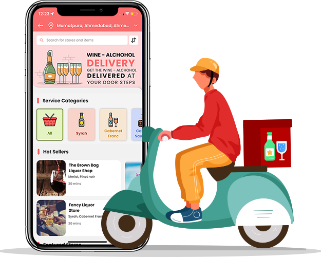 wine delivery app