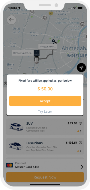 condition for rider to start a trip